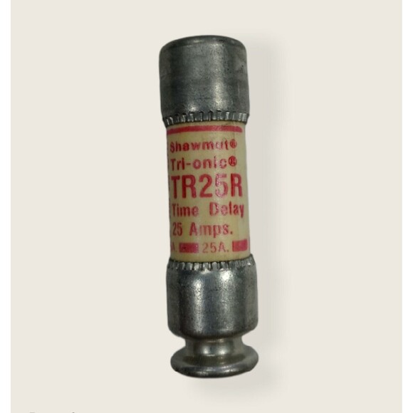 6 SHAWMUT TRIONIC TR25R Fuses 25A 250V NEW Fuse Time Delay Current Limiting - Picture 3 of 3
